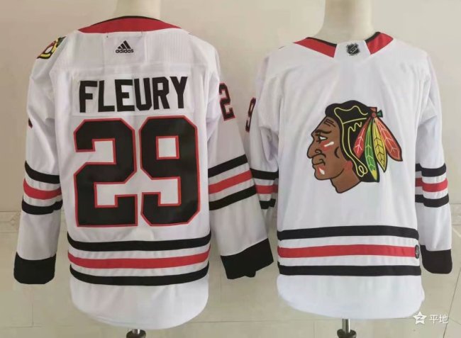 Adidas Chicago Blackhawks 29 Marc-Andre Fleury Ice Hockey Jersey White