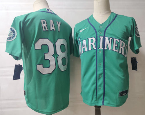 Nike Seattle Mariners 38 Robbie Ray Baseball Jersey Green