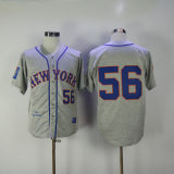 New York Mets 56 Name Baseball Jersey Gray Retro