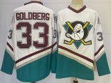Classic Anaheim Ducks 33 Greg Goldberg Ice Hockey Jersey Whte