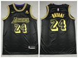 Nike Los Angeles Lakers 24 Kobe Bryant Basketball Jersey Black New advertising label