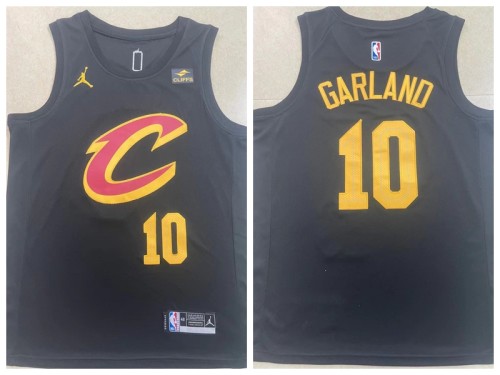 Nike Cleveland Cavaliers 10 Darius Garland Basketball Jersey Black