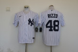 Nke New York Yankees 48 Anthony Rizzo Baseball Jersey White