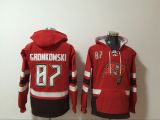 Tampa Bay Buccaneers 87 Rob Gronkowski Hoodies Football Jersey Red