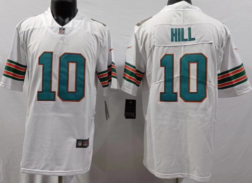 Miami Dolphins 10 Tyreek Hill Football Jersey Legend White