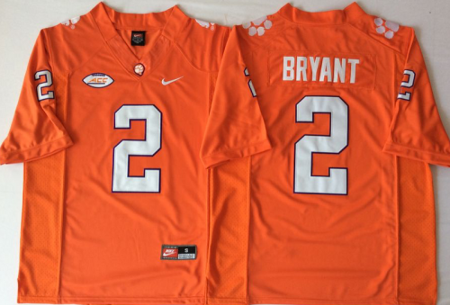 Clemson Tigers 2 Kelly Bryant College Football Jersey Orange