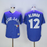 Toronto Blue Jays 12 Roberto Alomar Baseball Jersey Blue Fan version