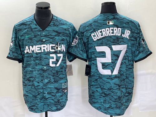 All star Nike Toronto Blue Jays 27 Vladimir Guerrero Jr. Baseball Jersey