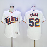 Minnesota Twins 52 ByungHo Park Flexbase Baseball Jersey White