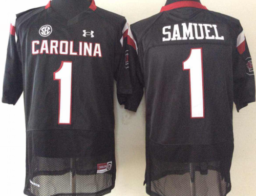 South Carolina Gamecock 1 Deebo Samuel College Football Jersey Black