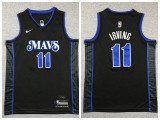 Youth Nike Dallas Mavericks 11 Kyrie Irving Basketball Jersey Black