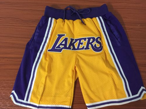 The Lakers take the name of the yellow top of the retro pants