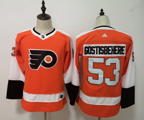 Youth Adidas Classic Philadelphia Flyers 53 Shayne Gostisbehere Ice Hockey Jersey Orange
