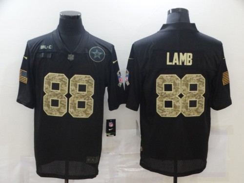 Dallas Cowboys 88 CeeDee Lamb Football Jersey Salute camo