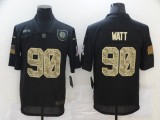 Pittsburgh Steelers 90 T.J. Watt Football Jersey Salute camo