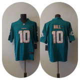 Miami Dolphins 10 Tyreek Hill Football Jersey Legend Green