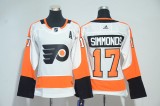 Women Adidas Classic Philadelphia Flyers 17 Wayne Simmonds Ice Hockey Jersey White