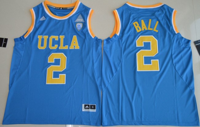 UCLA Bruins 2 Lonzo Ball College Basketball Authentic Jersey Blue