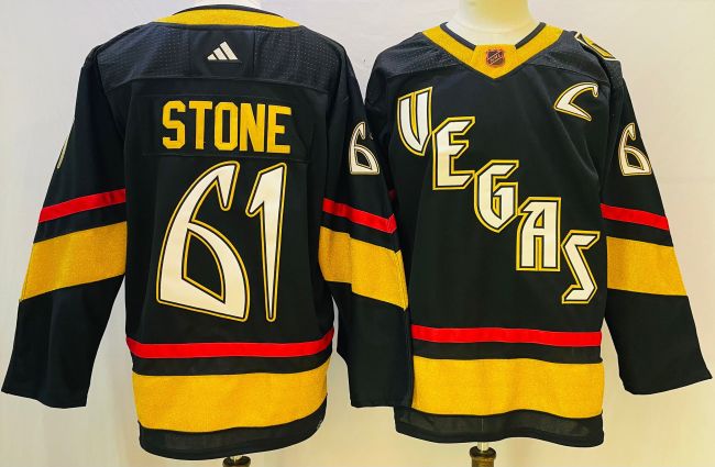 Adidas Vegas Golden Knights 61 Mark Stone Ice Hockey Jersey Black
