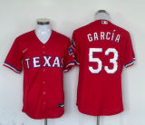 Nike Texas Rangers 53 Adolis García Baseball Jersey Red