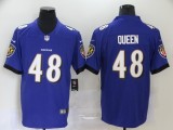 Baltimore Ravens 48 Patrick Queen Football Jersey Limited Purple