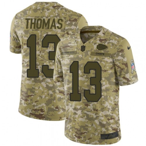 Kansas City Chiefs 13 De'Anthony Thomas Football Jersey Legend Camo