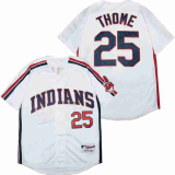 Cleveland indians 25 Jim Thome Baseball Jersey White Retro