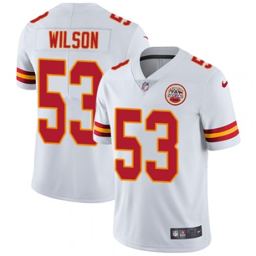Kansas City Chiefs 53 Ramik Wilson Football Jersey Legend White