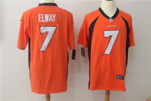 Denver Broncos 7 John Elway Football Jersey Orange Fan Edition