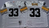 Pittsburgh Steelers 33 Merril Hoge Football Jersey White Retro
