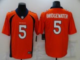 Denver Broncos 5 Teddy Bridgewater Football Jersey Limited Orange