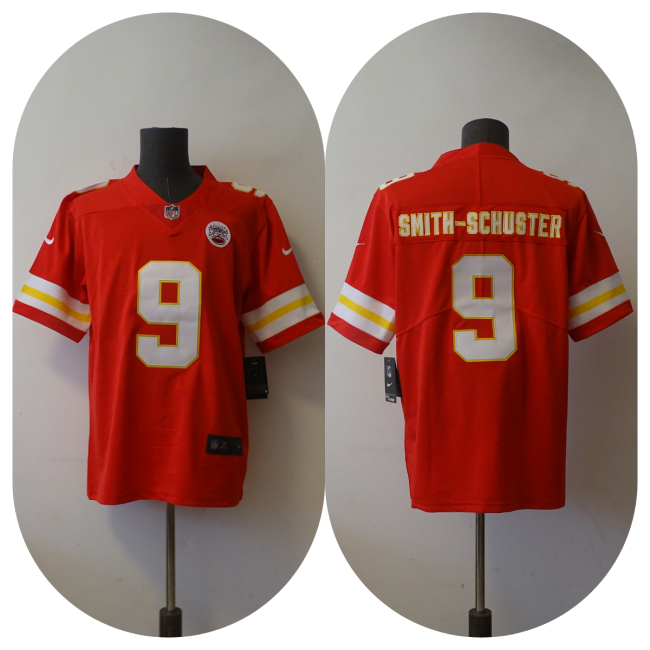 Kansas City Chiefs  9 JuJu Smith-Schuster Football Jersey Legend Red