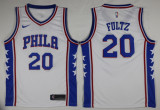 Nike Philadelphia 76ers 20 Markelle Fultz Basketball Jersey White Fan Edition