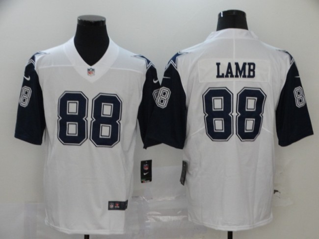 Dallas Cowboys 88 CeeDee Lamb Football Jersey Legend White