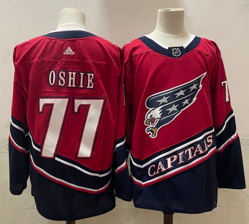 Adidas Washington Capitals 77 T.J. Oshie Ice Hockey Jersey Red