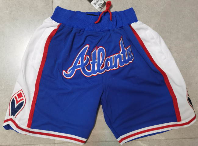 MLB Atlanta Braves warriors Blue Pocket pants