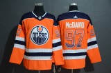 Adidas Classic Edmonton Oilers 97 Connor McDavid Ice Hockey Jersey Orange