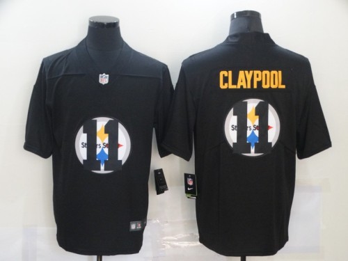 Pittsburgh Steelers 11 Chase Claypool Football Jersey Legend Black shadow