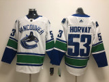 Adidas Classic Vancouver Canucks 53 Bo Horvat Ice Hockey Jersey White