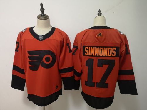 Adidas Classic Philadelphia Flyers Venue version 17 Wayne Simmonds Ice Hockey Jersey Orange