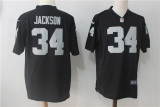 Oakland Raiders 34 Bo Jackson Football Limited Jersey Black