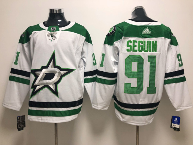 Adidas Classic Dallas Stars 91 Tyler Seguin Ice Hockey Jersey White