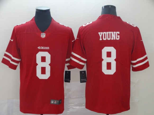 San Francisco 49ers 8 Steve Young Football Jersey Legend Red