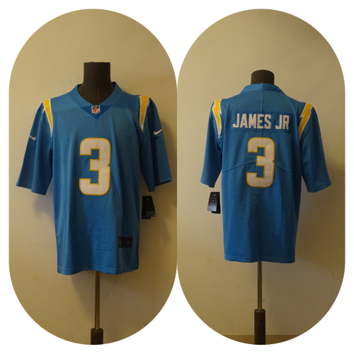 San Diego Chargers 3 Derwin James Jr Football Jersey Legend Blue