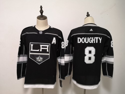 Youth  Adidas Classic Los Angeles Kings 8 Drew Doughty Ice Hockey Jersey Black