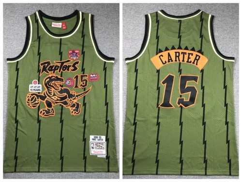 Toronto Raptors 15 Vince Carter Basketball Jersey Flight version