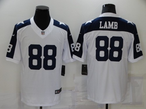 Dallas Cowboys 88 CeeDee Lamb Football Jersey Legend White