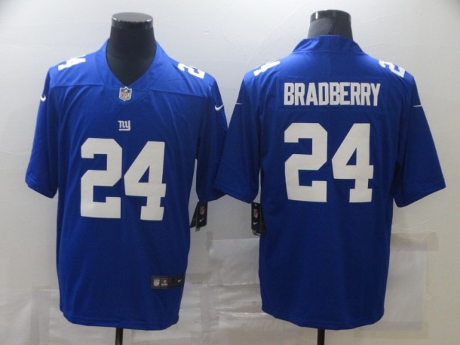 New York Giants 24 James Bradberry Football Jersey Limited Blue