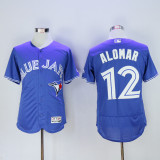 Toronto Blue Jays 12 Roberto Alomar Flexbase Baseball Jersey Blue