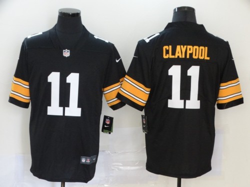 Pittsburgh Steelers 11 Chase Claypool Football Jersey Legend Black
